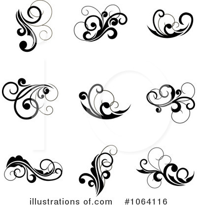 Royalty-Free (RF) Flourish Clipart Illustration by Vector Tradition SM - Stock Sample #1064116