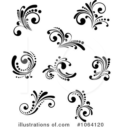 Royalty-Free (RF) Flourish Clipart Illustration by Vector Tradition SM - Stock Sample #1064120