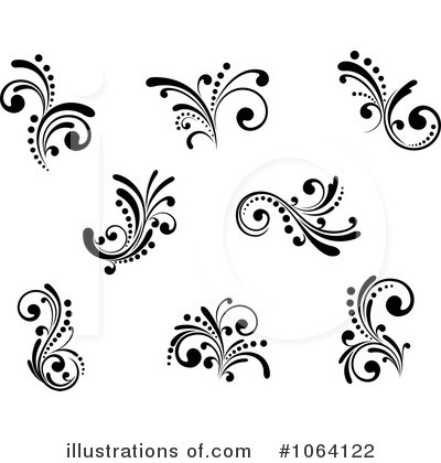 Royalty-Free (RF) Flourish Clipart Illustration by Vector Tradition SM - Stock Sample #1064122