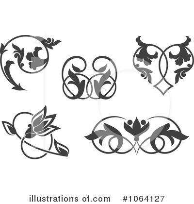 Royalty-Free (RF) Flourish Clipart Illustration by Vector Tradition SM - Stock Sample #1064127