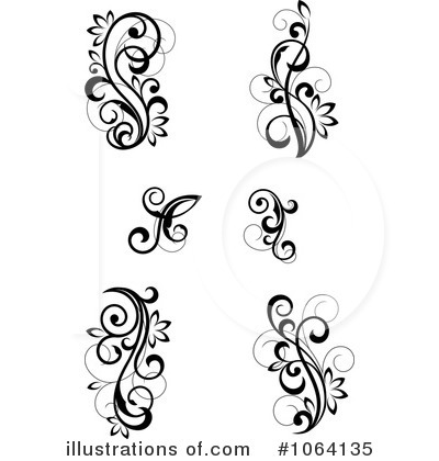 Royalty-Free (RF) Flourish Clipart Illustration by Vector Tradition SM - Stock Sample #1064135