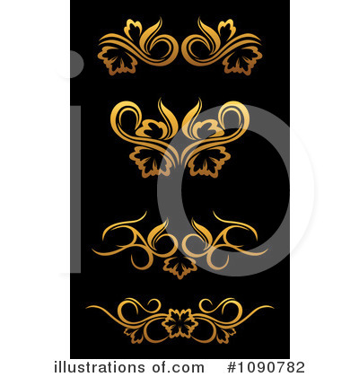 Royalty-Free (RF) Flourish Clipart Illustration by Vector Tradition SM - Stock Sample #1090782