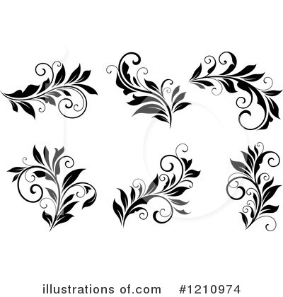 Royalty-Free (RF) Flourish Clipart Illustration by Vector Tradition SM - Stock Sample #1210974