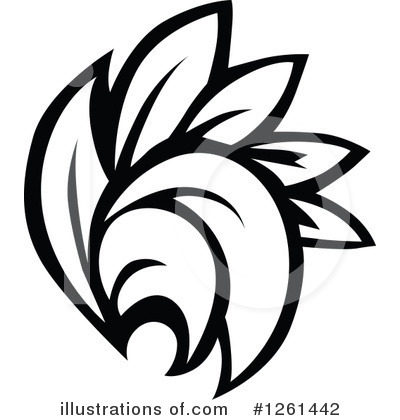 Royalty-Free (RF) Flourish Clipart Illustration by Chromaco - Stock Sample #1261442