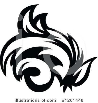 Royalty-Free (RF) Flourish Clipart Illustration by Chromaco - Stock Sample #1261446