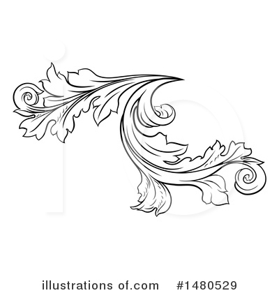 Royalty-Free (RF) Flourish Clipart Illustration by AtStockIllustration - Stock Sample #1480529