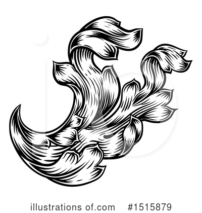 Royalty-Free (RF) Flourish Clipart Illustration by AtStockIllustration - Stock Sample #1515879