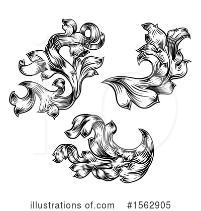 Royalty-Free (RF) Flourish Clipart Illustration by AtStockIllustration - Stock Sample #1562905