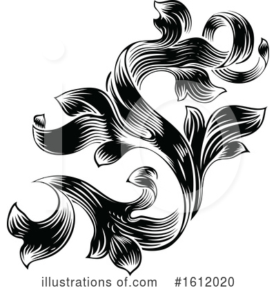 Royalty-Free (RF) Flourish Clipart Illustration by AtStockIllustration - Stock Sample #1612020