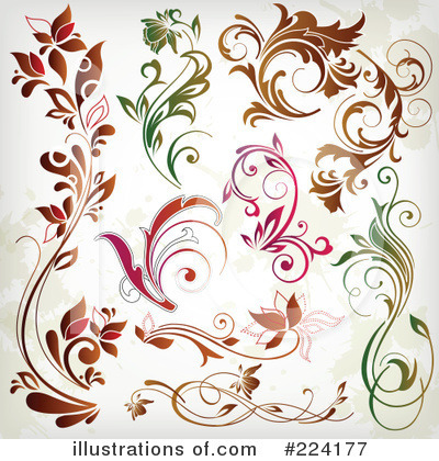 Royalty-Free (RF) Flourish Clipart Illustration by OnFocusMedia - Stock Sample #224177
