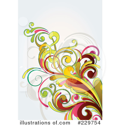 Royalty-Free (RF) Flourish Clipart Illustration by OnFocusMedia - Stock Sample #229754