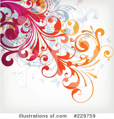 Royalty-Free (RF) Flourish Clipart Illustration by OnFocusMedia - Stock Sample #229759