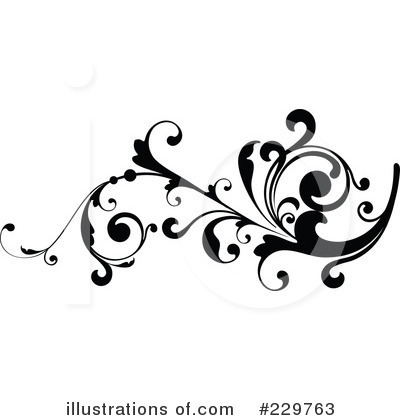 Royalty-Free (RF) Flourish Clipart Illustration by OnFocusMedia - Stock Sample #229763