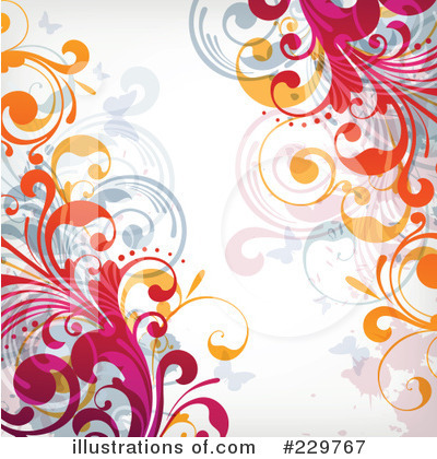 Royalty-Free (RF) Flourish Clipart Illustration by OnFocusMedia - Stock Sample #229767