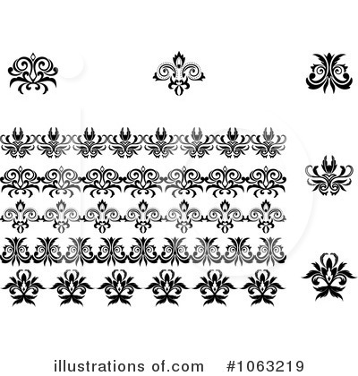 Royalty-Free (RF) Flourishes Clipart Illustration by Vector Tradition SM - Stock Sample #1063219