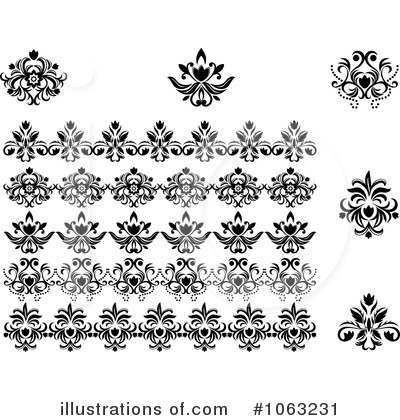 Royalty-Free (RF) Flourishes Clipart Illustration by Vector Tradition SM - Stock Sample #1063231