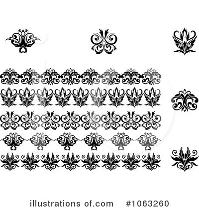 Royalty-Free (RF) Flourishes Clipart Illustration by Vector Tradition SM - Stock Sample #1063260