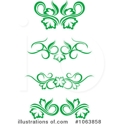Royalty-Free (RF) Flourishes Clipart Illustration by Vector Tradition SM - Stock Sample #1063858