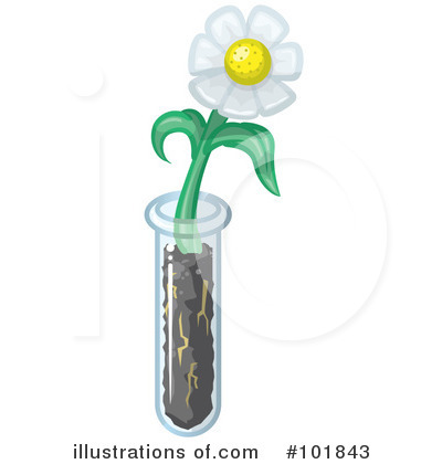 Royalty-Free (RF) Flower Clipart Illustration by Leo Blanchette - Stock Sample #101843