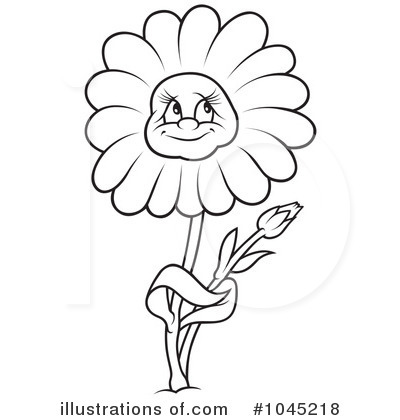 Royalty-Free (RF) Flower Clipart Illustration by dero - Stock Sample #1045218