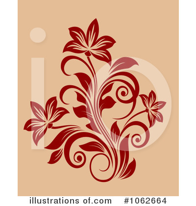 Royalty-Free (RF) Flower Clipart Illustration by Vector Tradition SM - Stock Sample #1062664