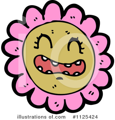 Royalty-Free (RF) Flower Clipart Illustration by lineartestpilot - Stock Sample #1125424