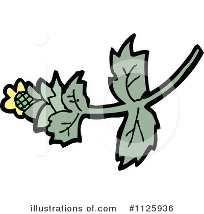 Royalty-Free (RF) Flower Clipart Illustration by lineartestpilot - Stock Sample #1125936