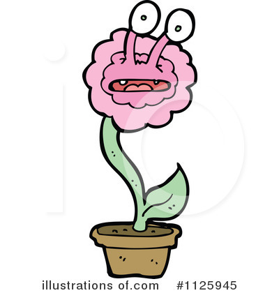 Royalty-Free (RF) Flower Clipart Illustration by lineartestpilot - Stock Sample #1125945