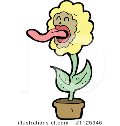Royalty-Free (RF) Flower Clipart Illustration by lineartestpilot - Stock Sample #1125946