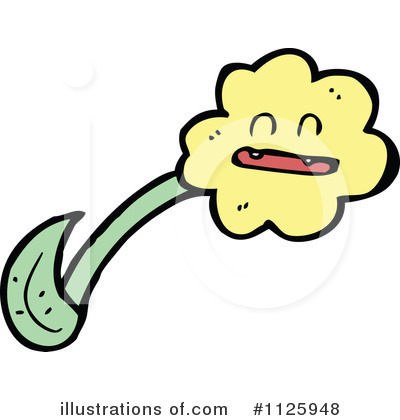 Royalty-Free (RF) Flower Clipart Illustration by lineartestpilot - Stock Sample #1125948
