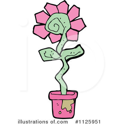 Royalty-Free (RF) Flower Clipart Illustration by lineartestpilot - Stock Sample #1125951