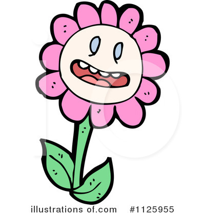Royalty-Free (RF) Flower Clipart Illustration by lineartestpilot - Stock Sample #1125955