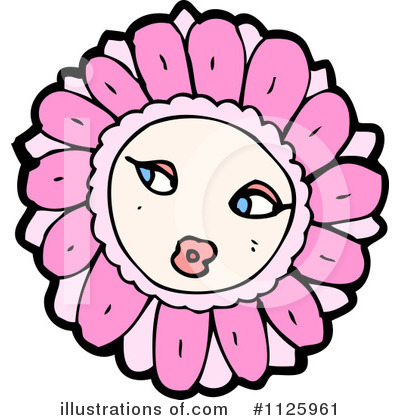 Royalty-Free (RF) Flower Clipart Illustration by lineartestpilot - Stock Sample #1125961