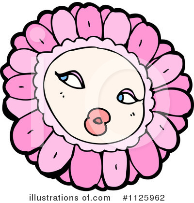 Royalty-Free (RF) Flower Clipart Illustration by lineartestpilot - Stock Sample #1125962