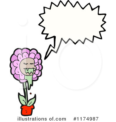 Royalty-Free (RF) Flower Clipart Illustration by lineartestpilot - Stock Sample #1174987