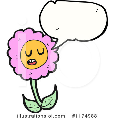 Royalty-Free (RF) Flower Clipart Illustration by lineartestpilot - Stock Sample #1174988