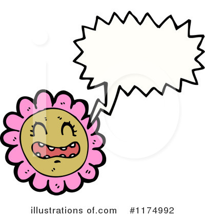 Royalty-Free (RF) Flower Clipart Illustration by lineartestpilot - Stock Sample #1174992