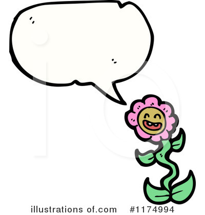 Royalty-Free (RF) Flower Clipart Illustration by lineartestpilot - Stock Sample #1174994