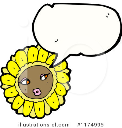 Royalty-Free (RF) Flower Clipart Illustration by lineartestpilot - Stock Sample #1174995