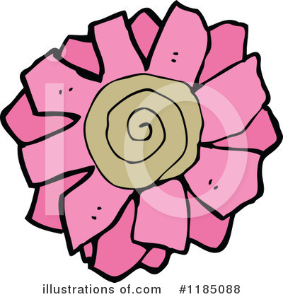 Royalty-Free (RF) Flower Clipart Illustration by lineartestpilot - Stock Sample #1185088