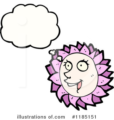 Royalty-Free (RF) Flower Clipart Illustration by lineartestpilot - Stock Sample #1185151