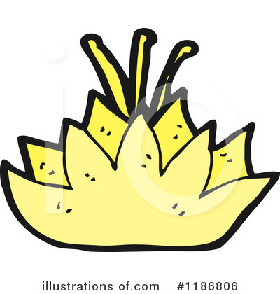 Royalty-Free (RF) Flower Clipart Illustration by lineartestpilot - Stock Sample #1186806