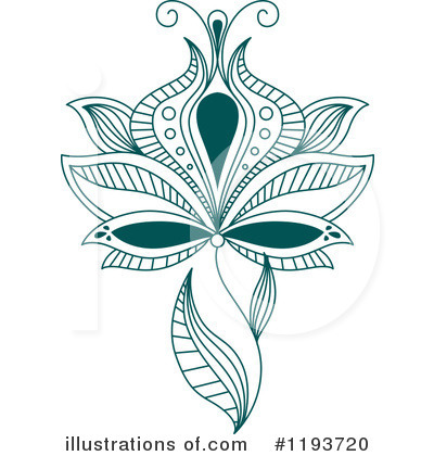 Royalty-Free (RF) Flower Clipart Illustration by Vector Tradition SM - Stock Sample #1193720
