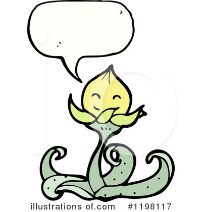 Royalty-Free (RF) Flower Clipart Illustration by lineartestpilot - Stock Sample #1198117