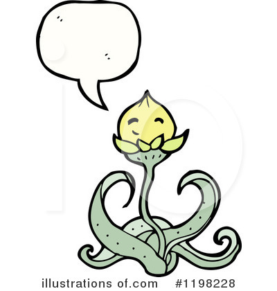 Royalty-Free (RF) Flower Clipart Illustration by lineartestpilot - Stock Sample #1198228