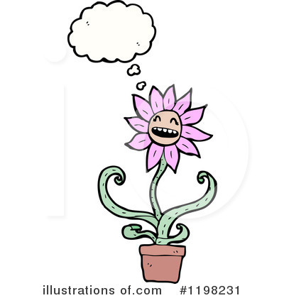 Royalty-Free (RF) Flower Clipart Illustration by lineartestpilot - Stock Sample #1198231