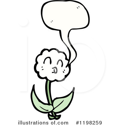 Royalty-Free (RF) Flower Clipart Illustration by lineartestpilot - Stock Sample #1198259