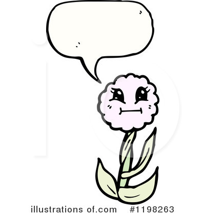 Royalty-Free (RF) Flower Clipart Illustration by lineartestpilot - Stock Sample #1198263