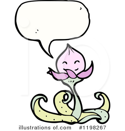Royalty-Free (RF) Flower Clipart Illustration by lineartestpilot - Stock Sample #1198267