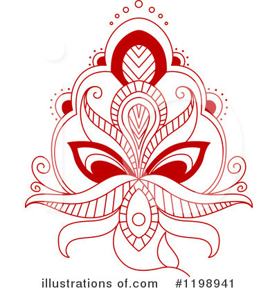 Royalty-Free (RF) Flower Clipart Illustration by Vector Tradition SM - Stock Sample #1198941